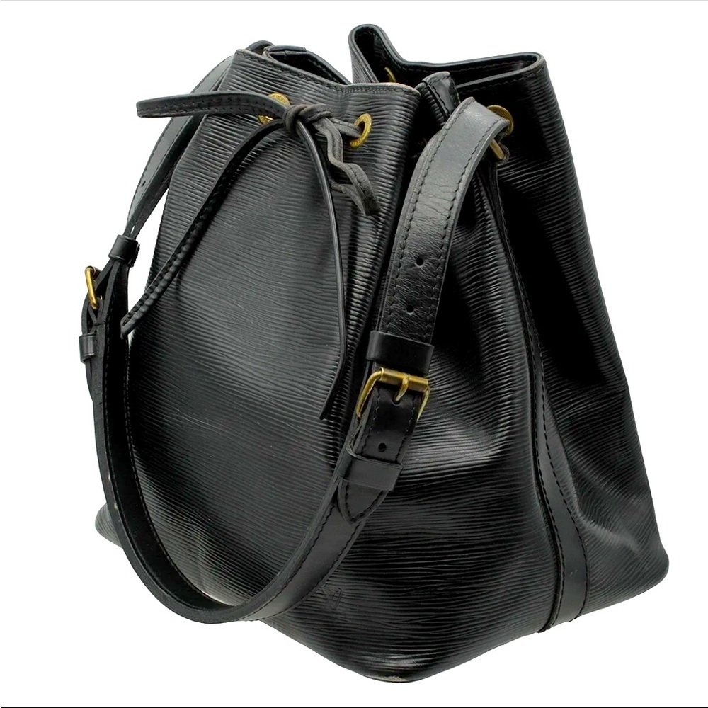 Louis Vuitton Epi Leather Petit Noe Drawstring Shoulder Bag Black C2570​​​ - Picture 4 of 10
